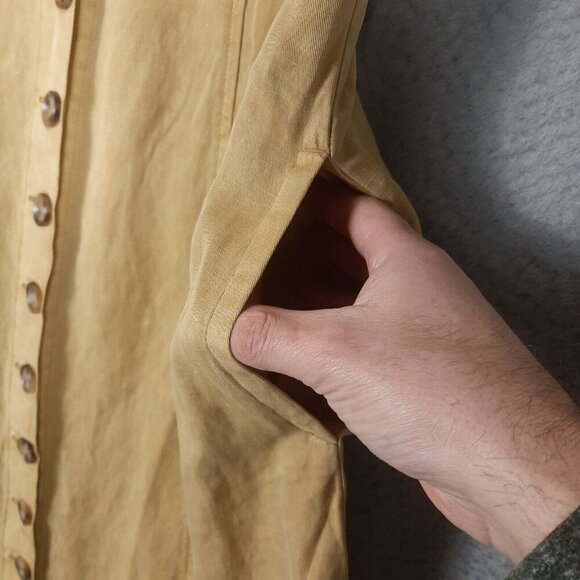 Sundance Yellow Sleeveless Sundress Midi - Picture 6 of 16